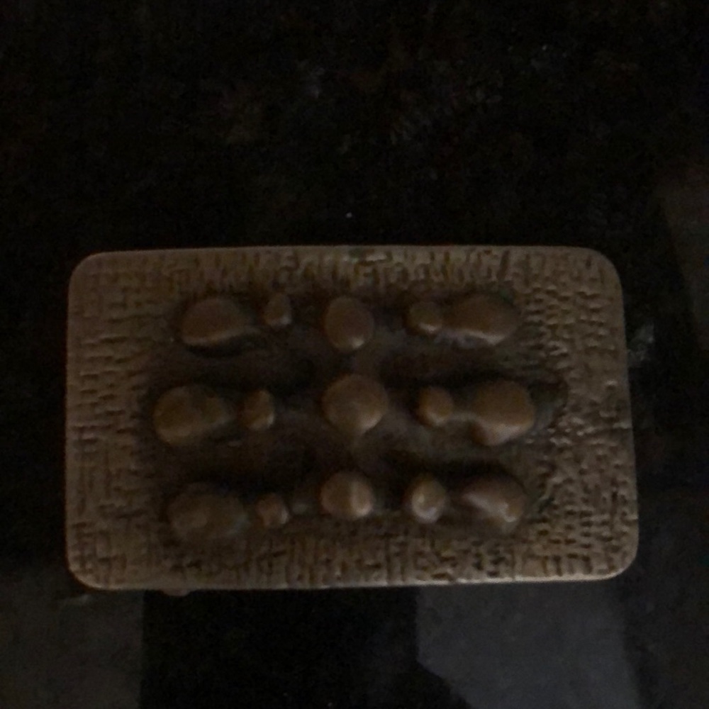 Vertebrae Raised Belt Buckle